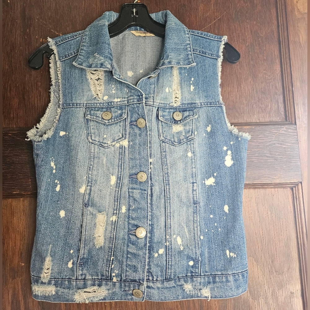 Highway Jeans Cutoff Denim Jacket - Size S
